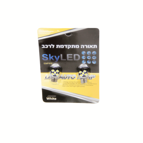 נורה לד T10 + צ'יפ (זוג)